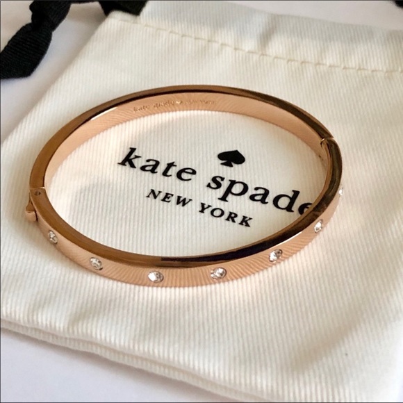 Kate Spade rose gold crystal bangle - Picture 3 of 7